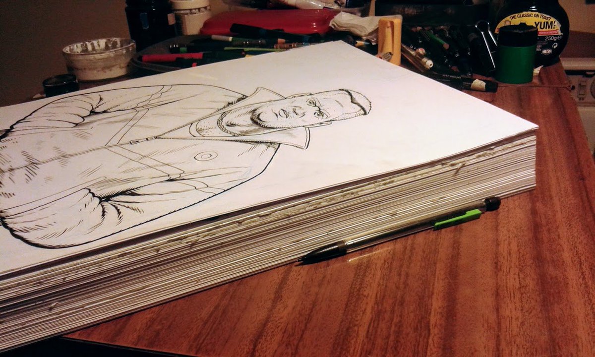 philip_barrett's tweet image. nothing sweeter than a nice oul stack of 100 odd pages done and dusted