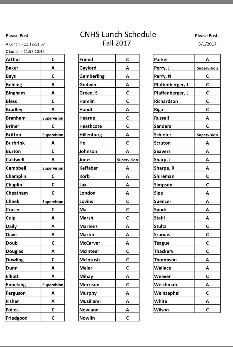 iseavers's tweet photo. Hey friends!! Lunch schedule😊 https://t.co/m8qYuu3YoJ