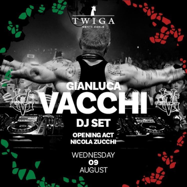 ✨👇👇👇✨
It's time to party hard @ Twiga Monte Carlo!
Wednesday 9th August Gianluca Vacchi is back at Twiga Monte Car… ift.tt/2vquvHC