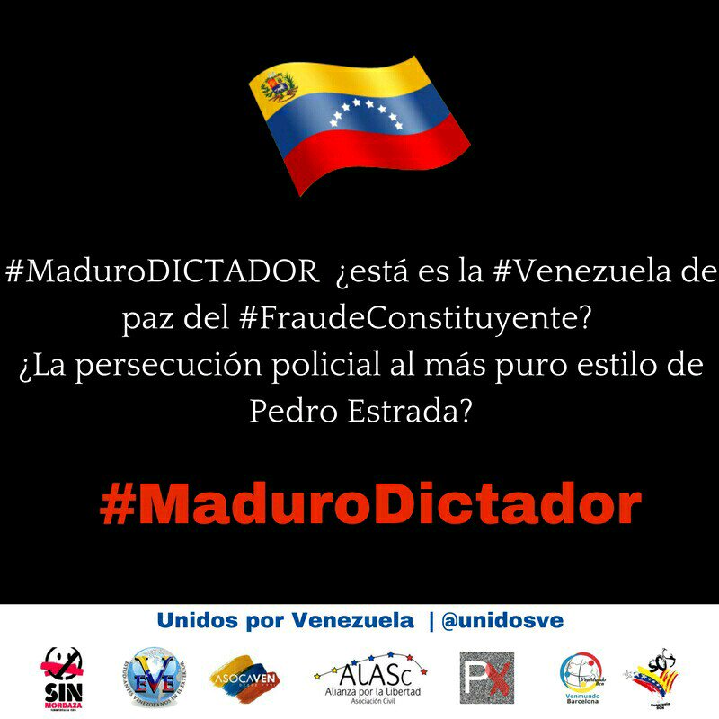 La ANC no fue sólo un fraude también es el fin de la democracia, el aumento de la represión  #MaduroDictator