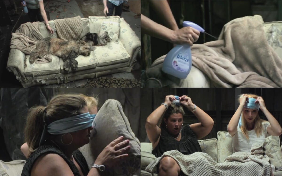 greygroup's tweet photo. Blindfolding became synonymous with @Febreze_Fresh commercials for their "Breathe Happy" campaign. #Grey100 https://t.co/CpfdVieDPO https://t.co/RJxxgcGrMQ
