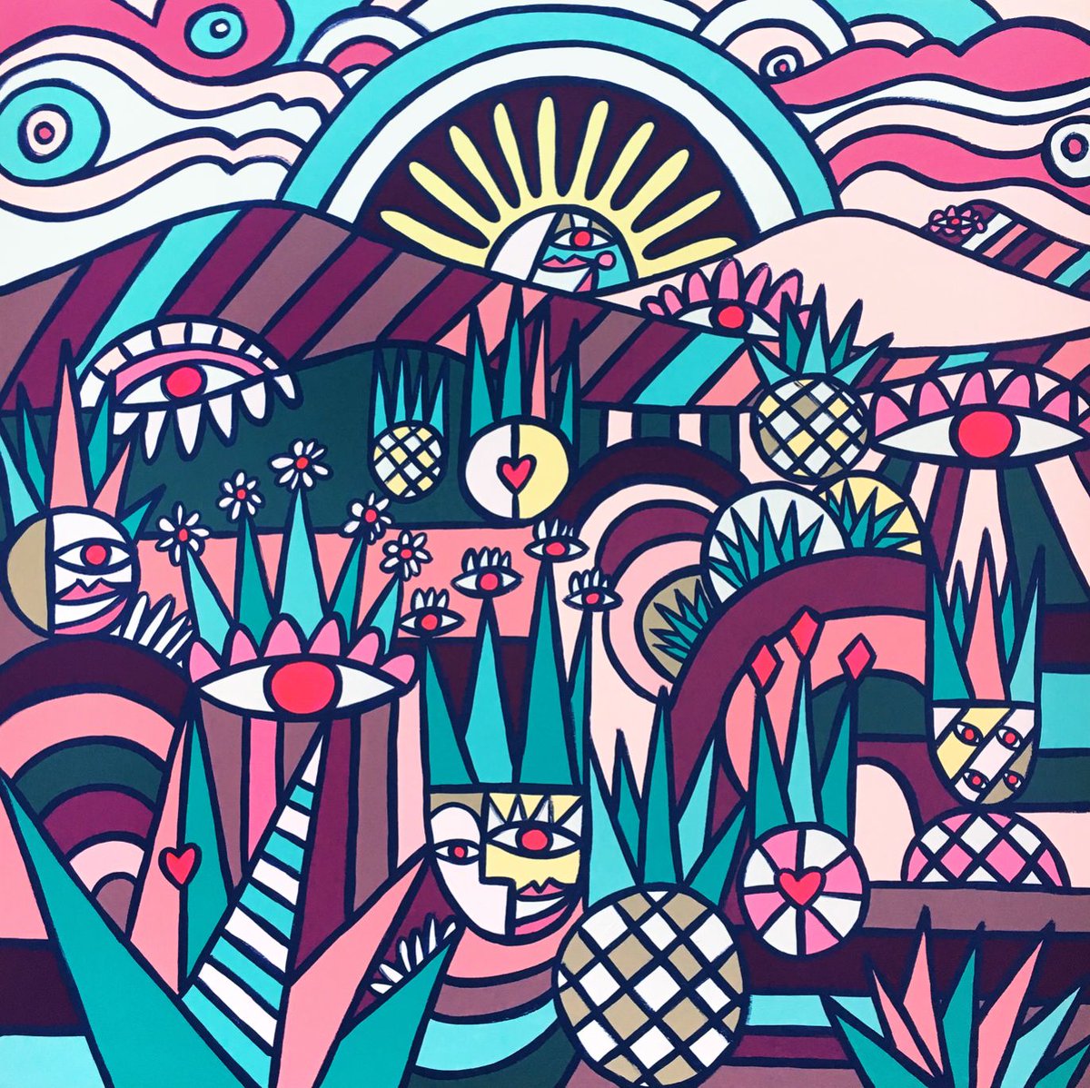 creativemorning's tweet photo. Meet our #CMgenius illustrator, @claudiolimon: "I combine colors that in school told me they did not combine.” https://t.co/gfhE9zf6wy https://t.co/2JqQKmi2Qm