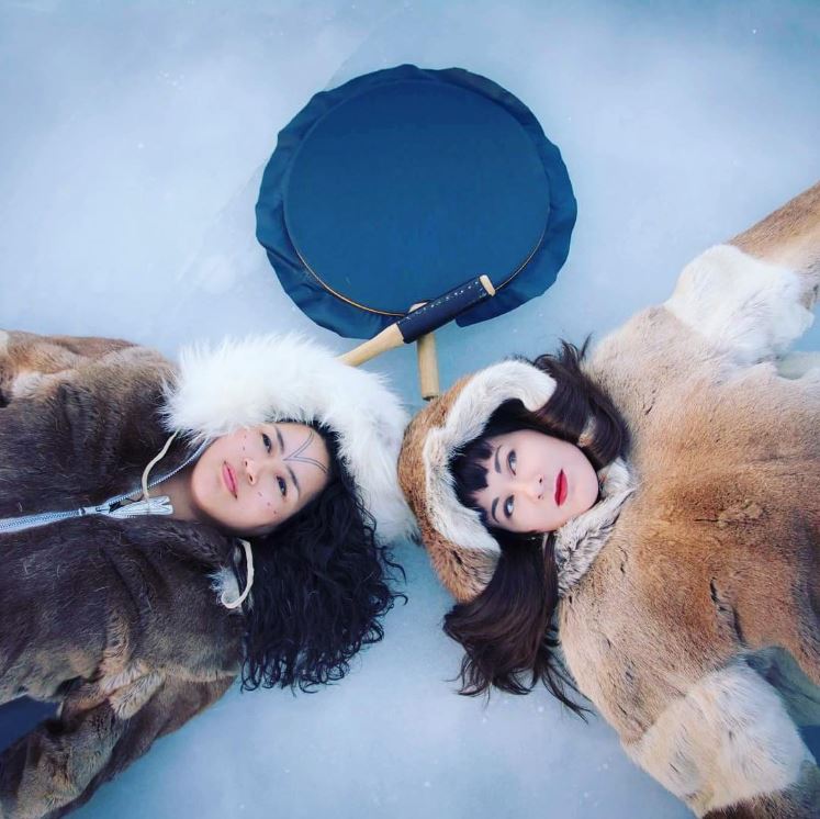 Canada's tweet photo. To Kayley &amp; Hovak and all the #girlsquads who support each other in 🇨🇦 &amp; abroad, Happy #NationalGirlfriendDay! 📷yellowknifethroatsingers/IG https://t.co/jSYtpm2Q0v
