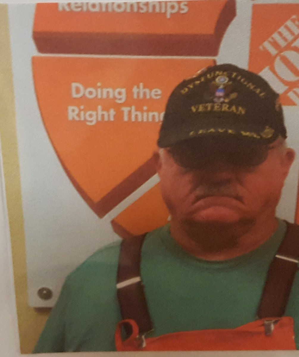 PauletteBrooks9's tweet photo. From those of us that worked with you at Home Depot will miss you Big Mike RIP and thank you for your service fighting for our country https://t.co/SbW2ngQ3Bw