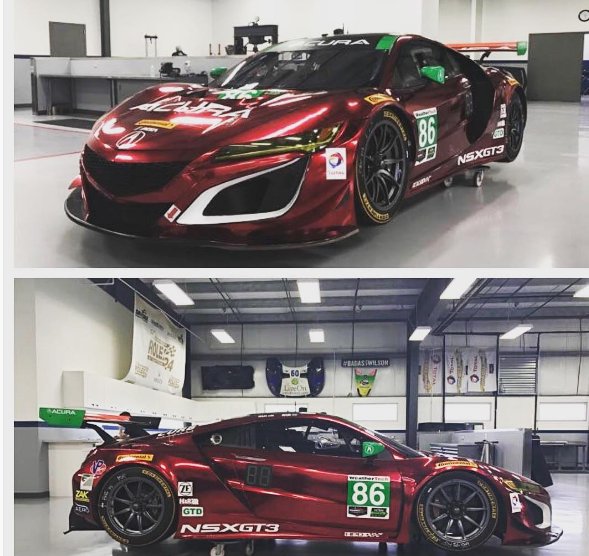 pedalafondonet's tweet photo. Hermoso el nuevo color #Caramelo del #AcuraNSX de @OzzNegri #IMSA #GT #WTSCC  @Acura https://t.co/jfuFosmw6W