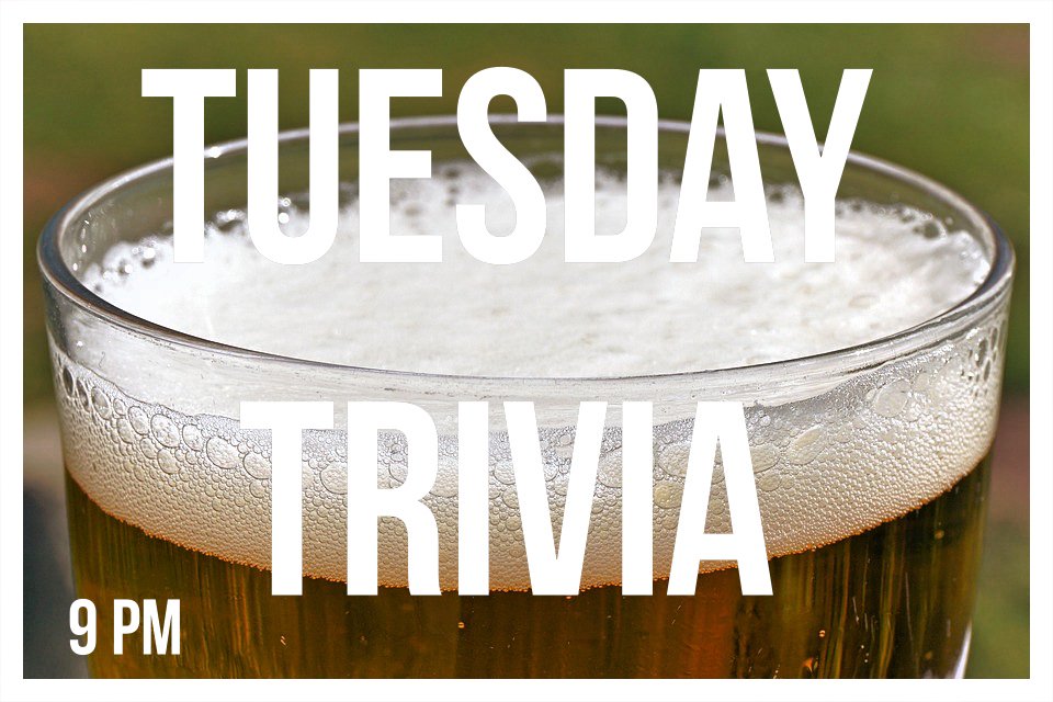 We have cold beer, a nice patio, food until last call, &amp; trivia in the pub starting at 9pm. #tuesday #somerville #onestopshop