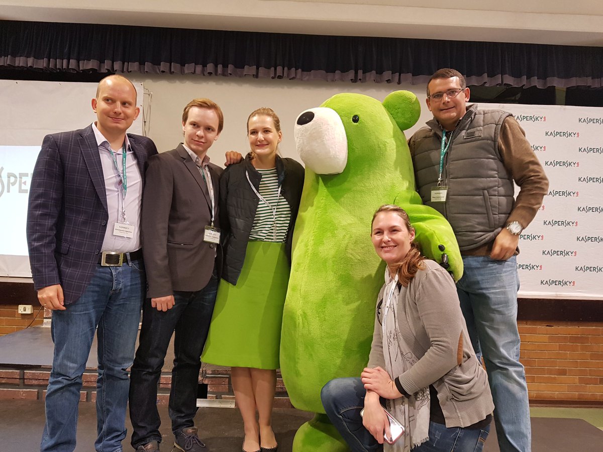 Claudia_F's tweet photo. @kaspersky team with Midori Kuma on their school roadshow to educate kids about online security and #cyberbullying https://t.co/b8o7nLHvxf