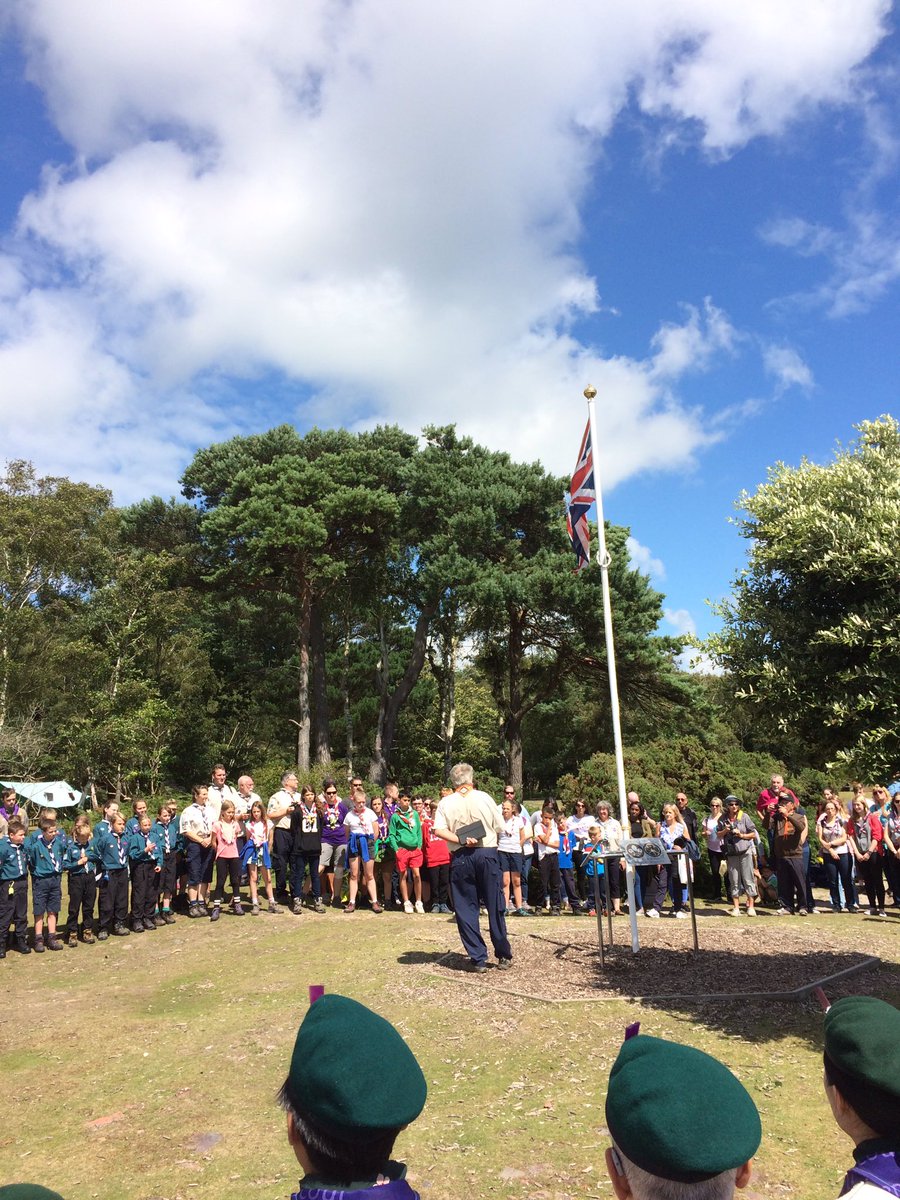 DGFoord's tweet photo. Happy Birthday @Scouts It was great to be at birthplace of scouting for the 110th birthday celebration today on @Brownseablog #scouting110 https://t.co/Du3Y5gzeEf