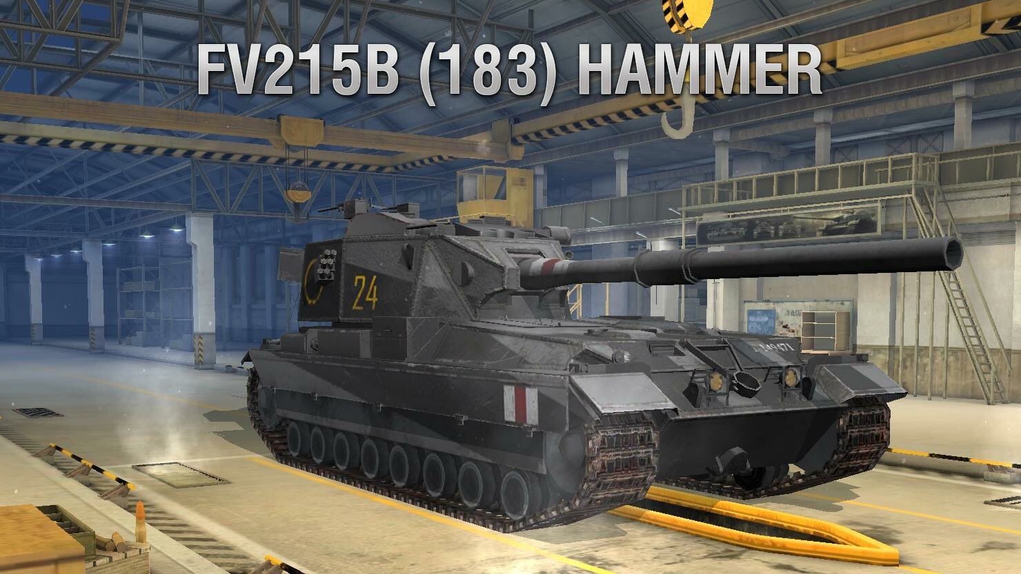 World Of Tanks Blitz Legendary Samouflage For Fv215b 1 Will Be Added To Blitz Soon It Will Change The Tank Name In Battle To Fv215b 1 Hammer Awesome T Co Kwlxvzajst