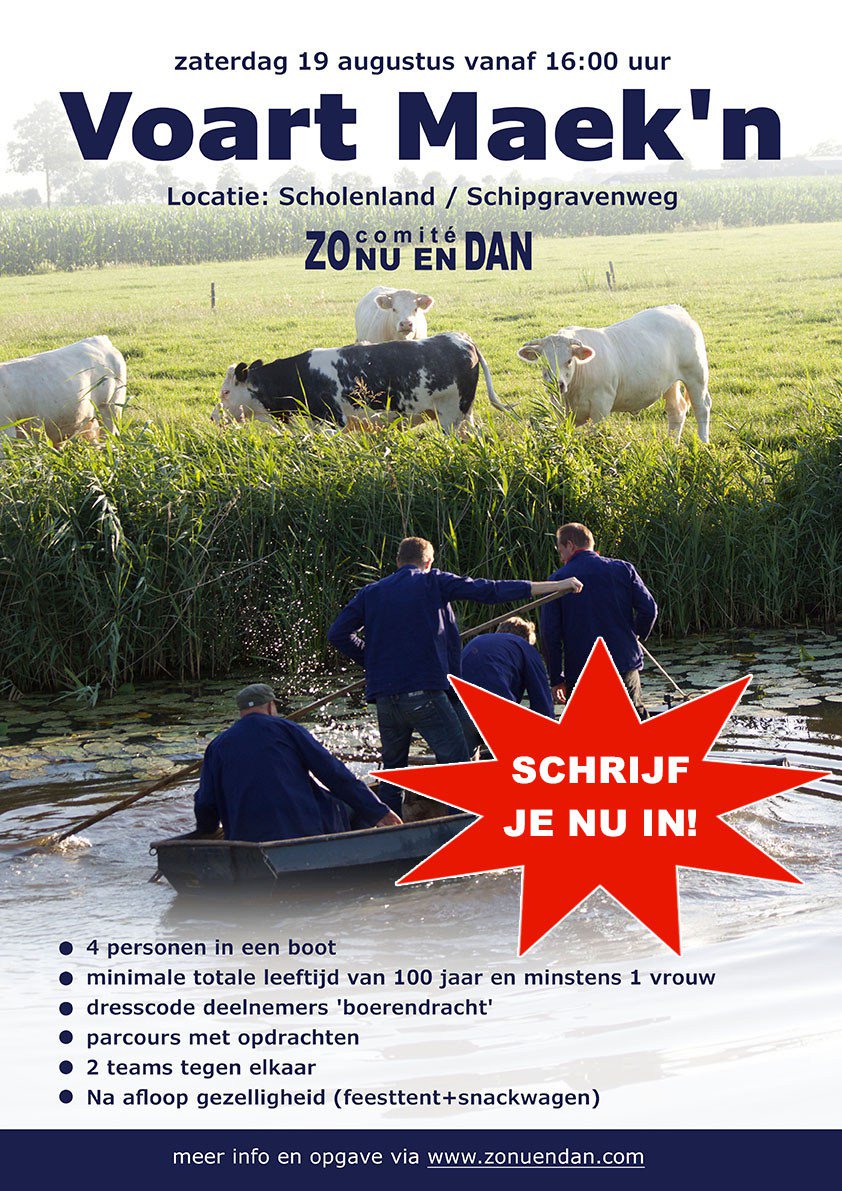 Meld je nu aan! Voart Maek’n! zonuendan.com/meld-je-nu-aan…