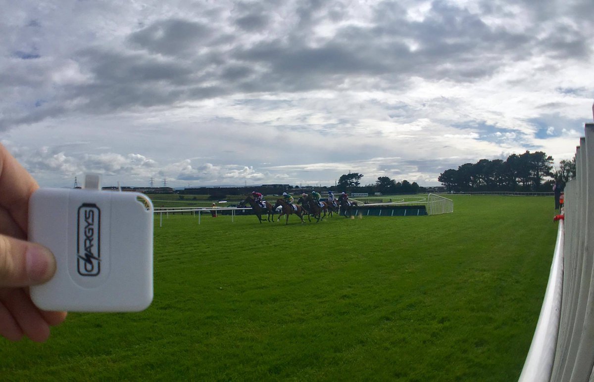 Chargys1's tweet photo. The races has kicked off!! #GalwayRaces #Chargys Phone Power when you need it! https://t.co/S7478lTprA