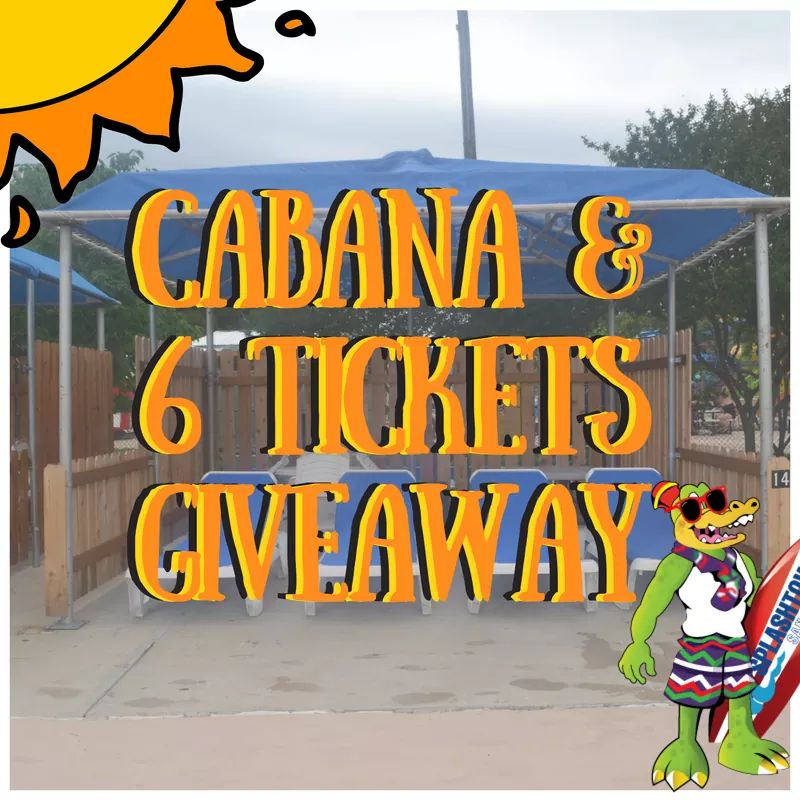splashtownsa's tweet photo. Enter to win a cabana and 6 tickets. Click link to enter. #SplashtownSA #SanAntonio #giveaway https://t.co/1IgFN3NE9R https://t.co/rV644zCct3
