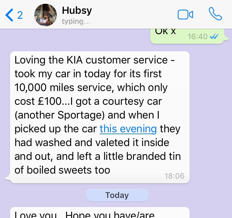 Stella_grooves's tweet photo. There is nothing my husbands loves more than a clean car... &amp; sweets! Thank you @Kia_Motors @KiaUK for making his day! 🤗🍬🚗#happyfordays https://t.co/o7Bcwtw2Hv