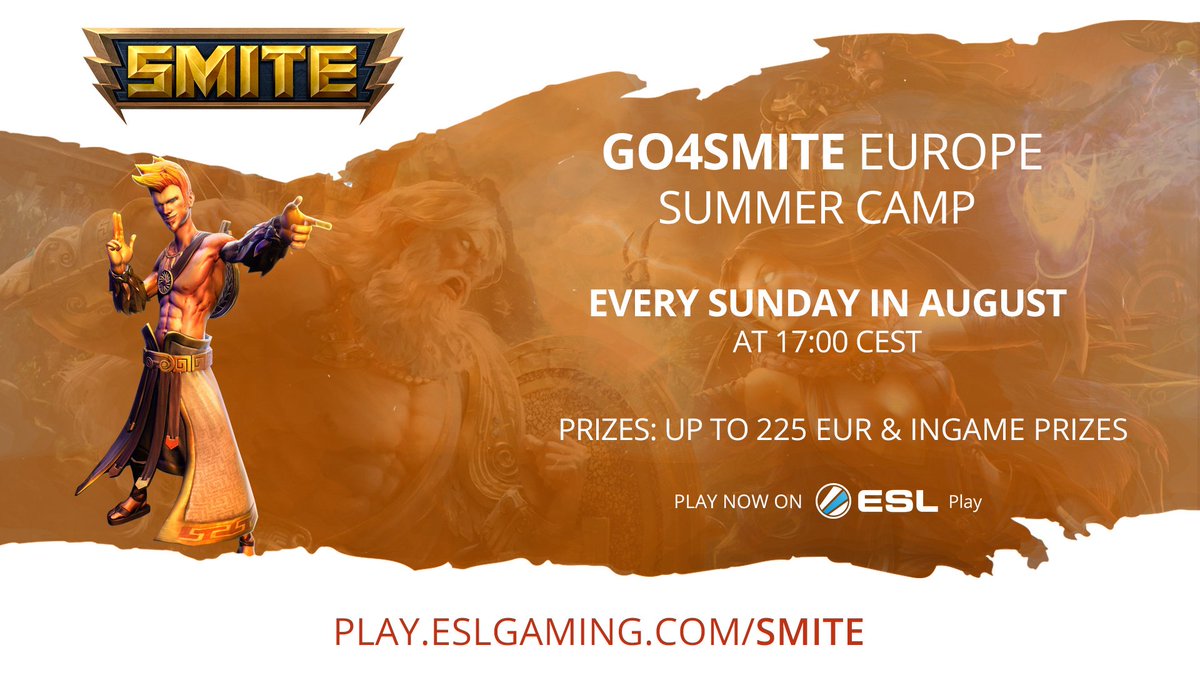 The #Go4SMITE 2017 Summer Camp starts this Sunday! esl.gg/2ugCDp8