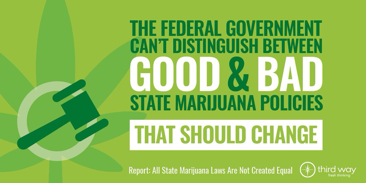 ThirdWayTweet's tweet image. A new bill from @RepDelBene would help fix the conflict between state &amp;amp; fed #marijuana laws. bit.ly/1PzJf6a #SMARTEnforcement