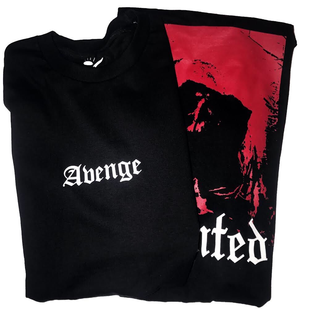 TaintdSociety's tweet photo. AVENGE TEE 
AVAILABLE NOW 
https://t.co/RX4xjoI3so https://t.co/KcWRpGPHBf