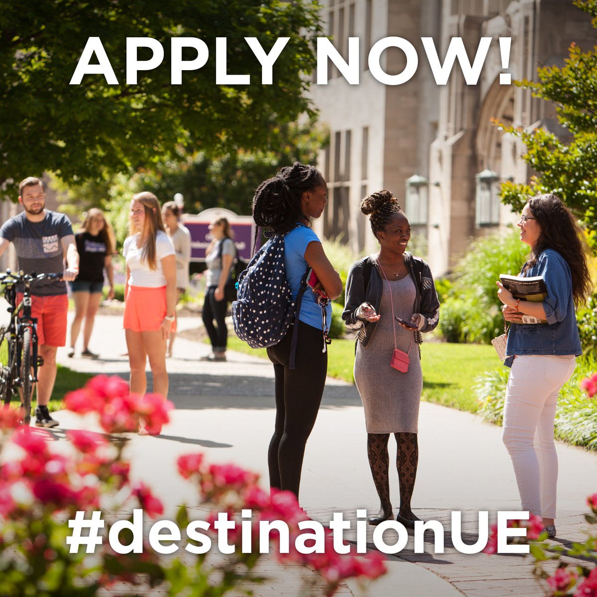 UEvansville's tweet photo. APPLICATIONS ARE NOW OPEN! Visit https://t.co/OsocEkfc5o to apply to one of the region's "best universities" acc. to @USNews! #destinationUE https://t.co/FVXABZgRhZ