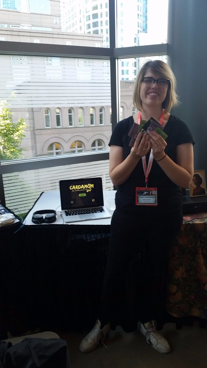 Super excited to show <a href="/CardamomGame/">Cardamom Game</a> with @Artizaw5um at #casualconnect 😻🎵🎶