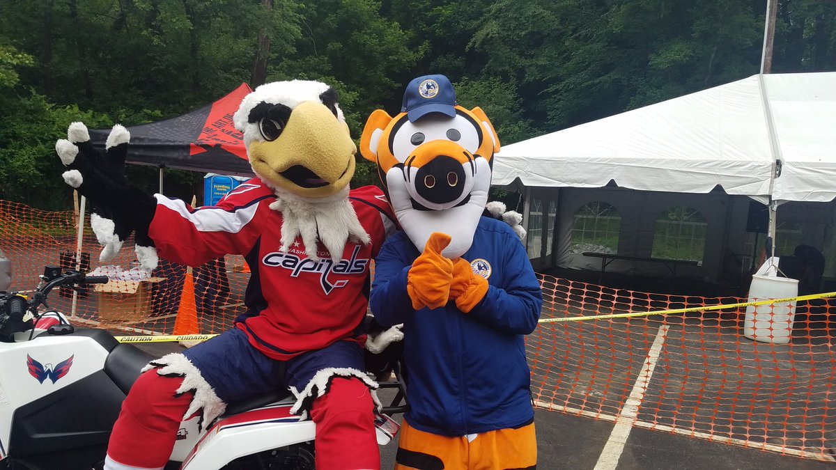 ECStrong5k's tweet photo. Mascot comradery.... #beascout #ECSTRONG5k https://t.co/42VJx9xsPz