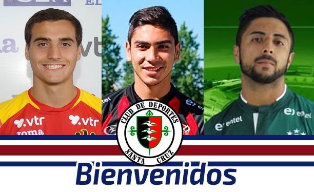 DeporSantaCruz's tweet photo. Demos la Bienvenida a los últimos 3 jugadores que se suman a nuestro plantel: Pablo Feres, Jorge Valenzuela y Fabián Pavez #VamosSantaCruz https://t.co/g1stgrmKz4