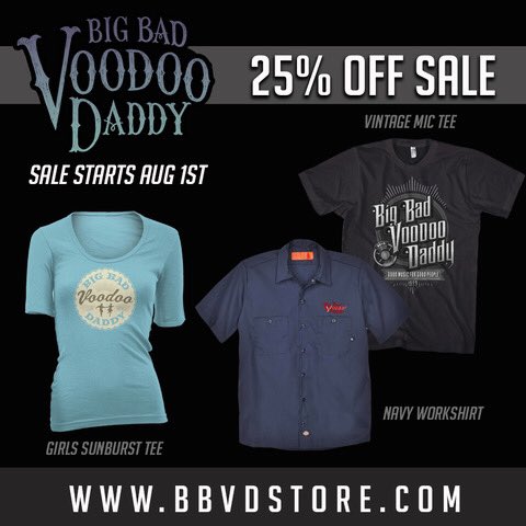 25% off BBVD Merchandise! bbvdstore.com