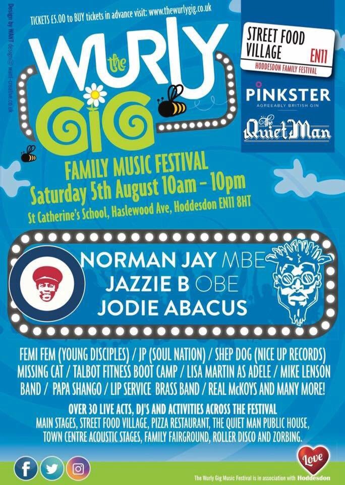 THIS SATURDAY sees <a href="/TheWurlyGig/">The Wurly Gig</a> hit our Town Hoddesdon. Looking for something for ALL the family? I'll see you there. <a href="/LoveHoddesdon/">Love Hoddesdon</a>