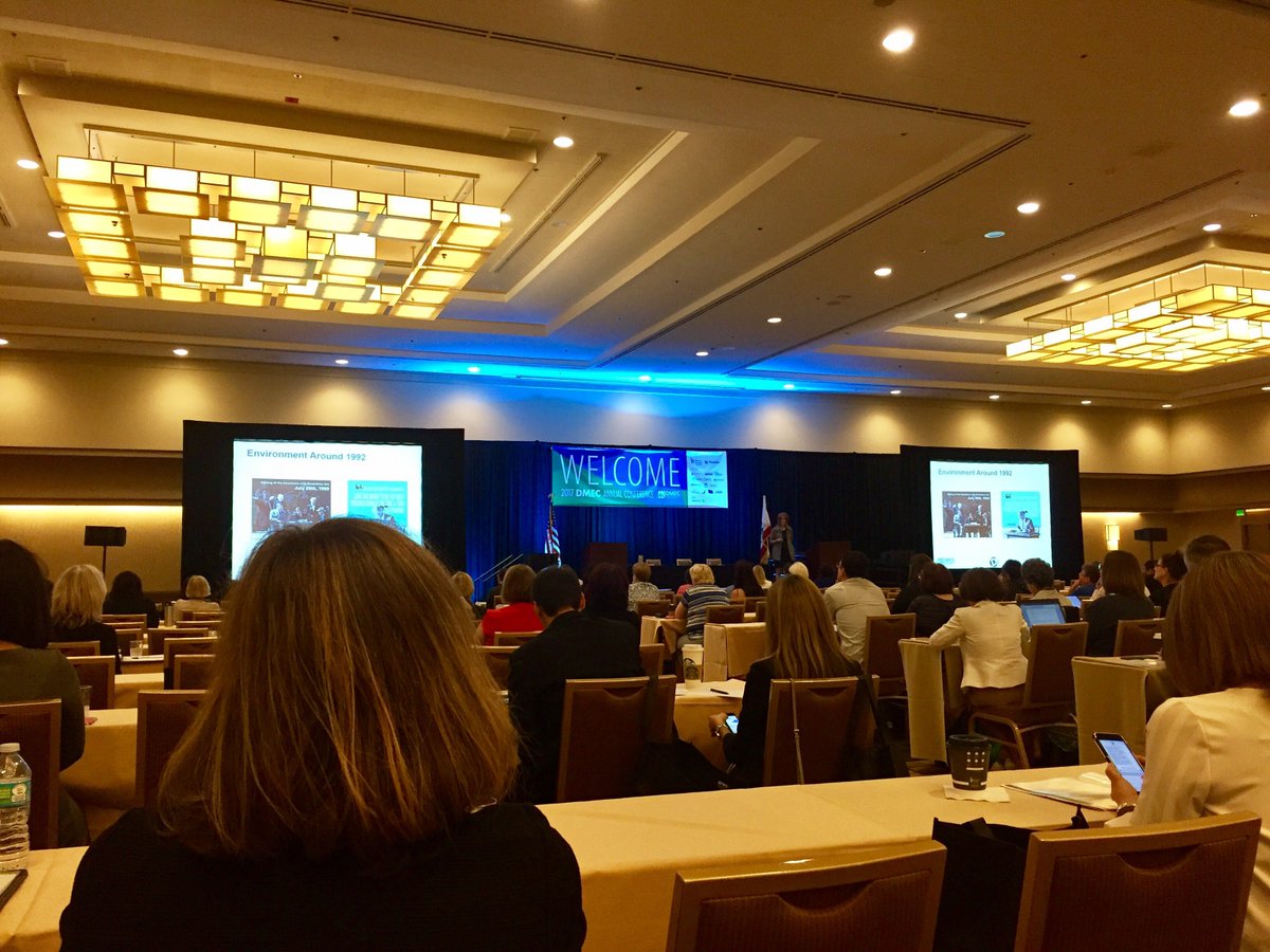 IMEProvider's tweet image. Things are well underway at #DMEC2017! Great keynote today from @carolharnett!