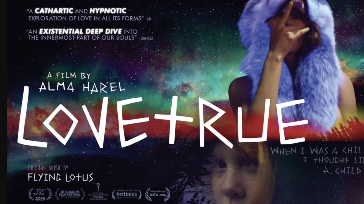 Make sure you watch this masterfully created doc by my favorite visual poet/moviemaker <a href="/Almaharel/">Alma Har'el🌪 עלמה</a> -now on #Netflix #LoveTrue 💜#flyingLotus