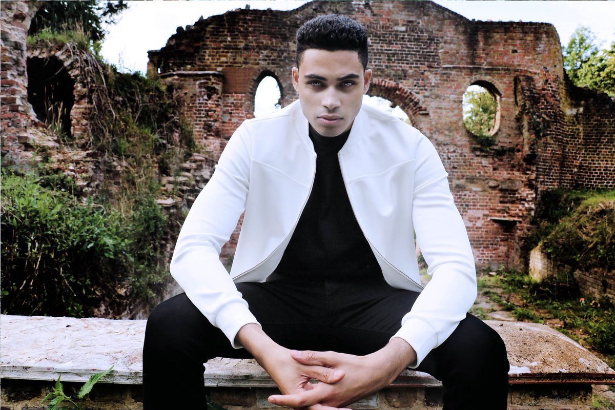 E15threads's tweet photo. Our White Men's Bomber dropping now! Email: tys@f2s.com or via link in bio for more info. Model @dariusdesouza Photo edit @annalingis #EXV https://t.co/O6V8DA8K9D