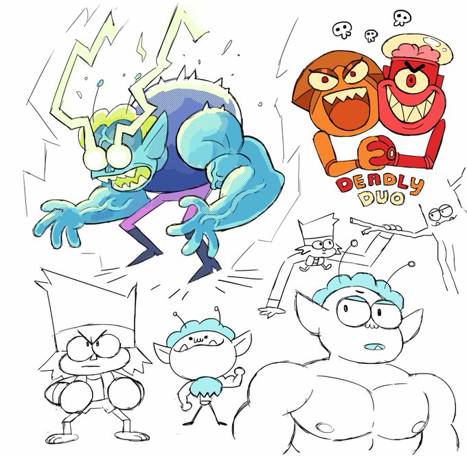 I wish I had done something cool for the OK KO premiere >_< but here are some old(ish) sketches at least 