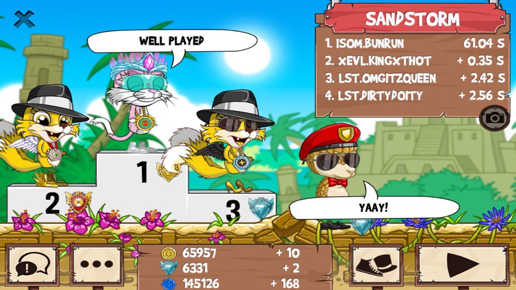 odelisandwich's tweet image. I just played a golden fox! #funrun2 #BunRun #KINGXTH0T #OmgITZQueen