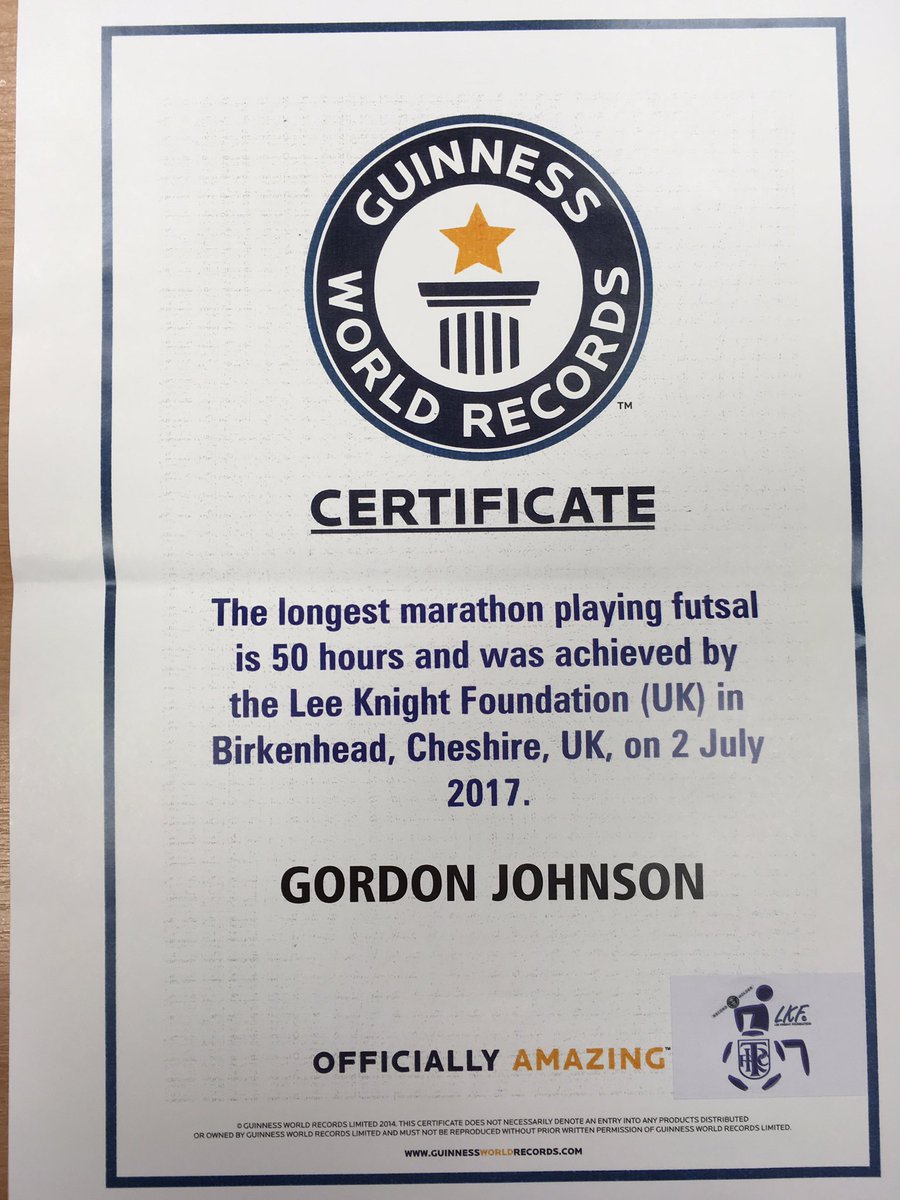GordonRef's tweet photo. Officially in possession of my @ChallengeFutsal @GWR certificate &amp; medal 🥇 now after returning from holiday 😜 https://t.co/G1sDD0RfyN