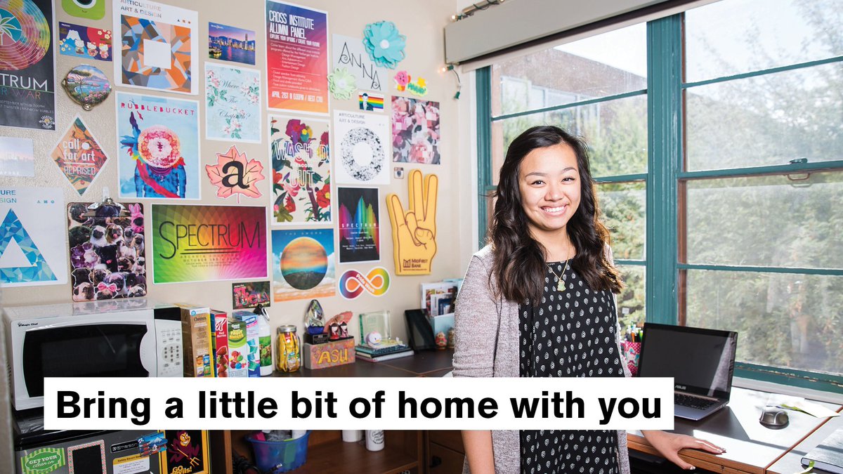 ASUHousing's tweet photo. Bring a little bit of home with you by packing photos of your friends and family to decorate your space with. #ASUMoveIn #ASUHousing https://t.co/aC4OPdk4N5
