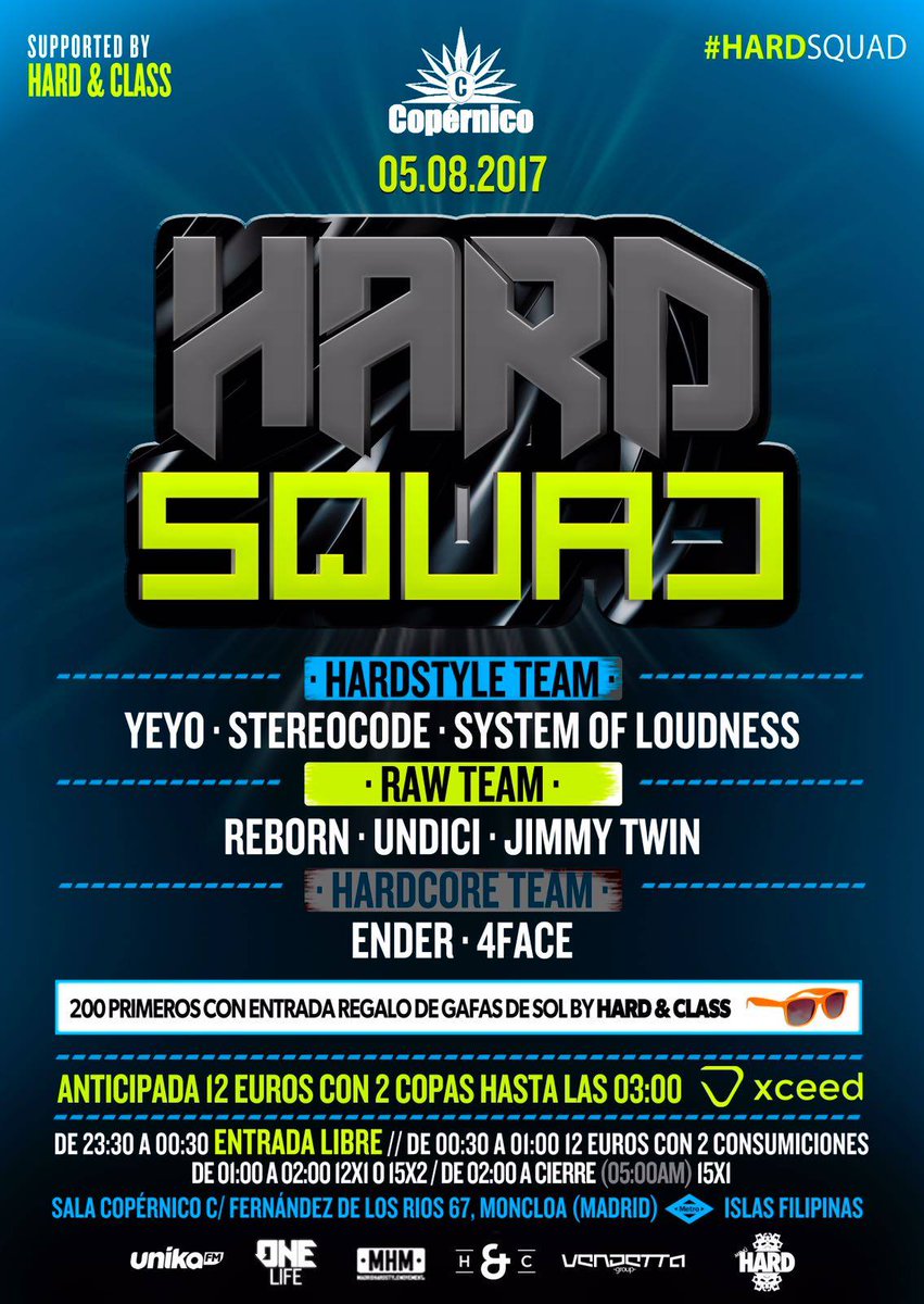 Stereocodemusic's tweet photo. ¡Que no pare lo bueno! Este sábado estaremos en #HardSquad con muchas ganas de liarla  🔥🔥
Pilla tu entrada aquí 👇
https://t.co/MTOsJYMAhx https://t.co/57gRBLexDX