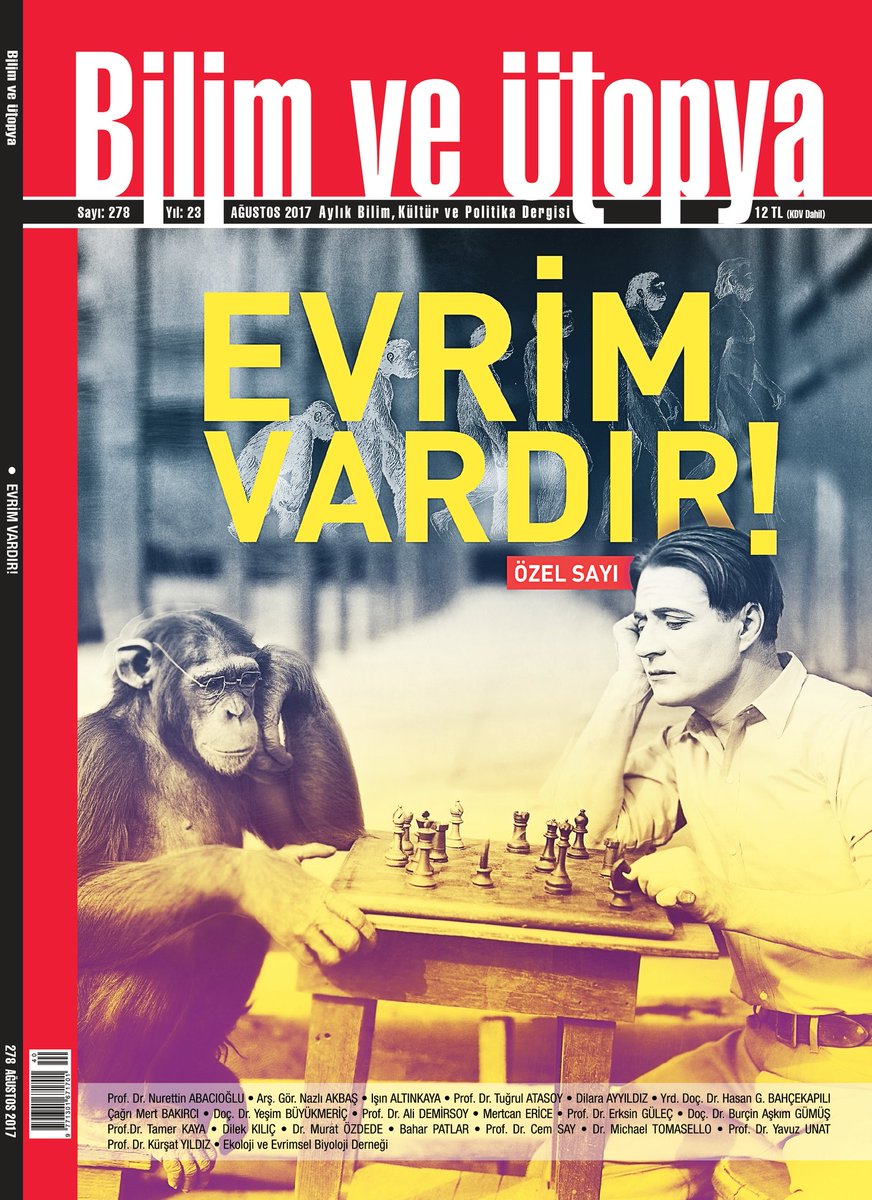 EmrahMaraso's tweet photo. Bilim ve Ütopya'nın Ağustos sayısının tamamını Evrim'e ayırdık. 

EVRİM VARDIR! 

Bilim düşmanlığını yeneceğiz.

Paylaşmanız ricasıyla... https://t.co/geAkYXc1Tz