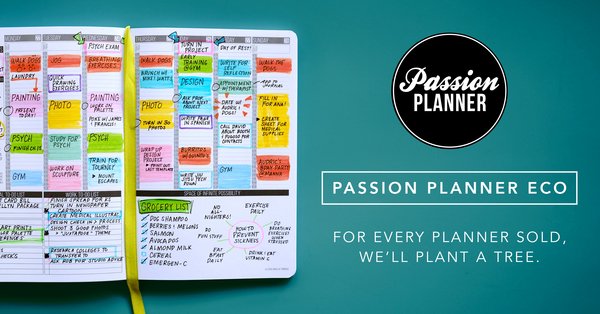 We're #GrowingTogether! I support #PassionPlannerEco. For every planner sold, Passion Planner will plant a tree!📓🌳✨ thndr.me/c5mhuW