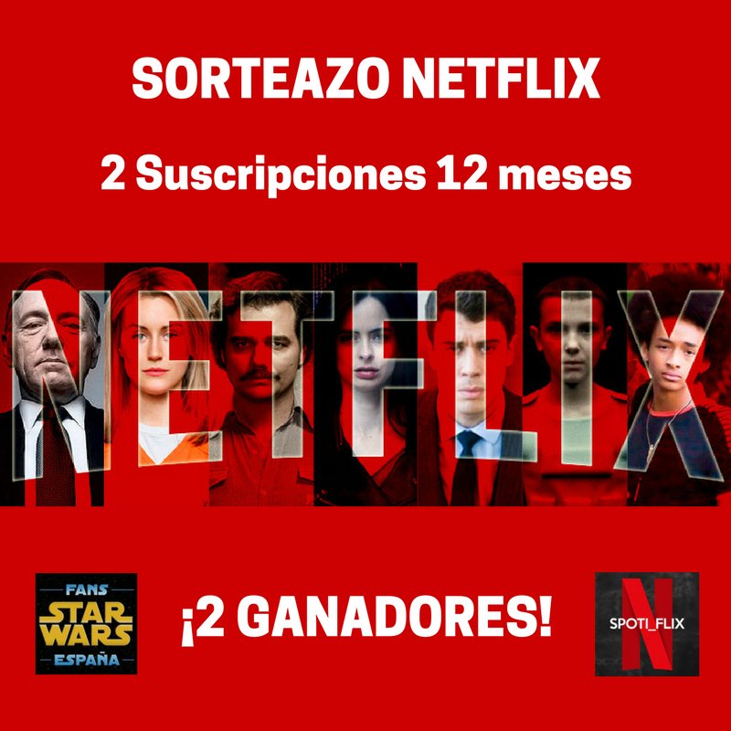 StarWarsEs's tweet photo. NO TE PIERDAS EL SORTEO NETFLIX 👇

Haz RT, sigue a @StarWarsEs y @Spoti_flix y consigue 12 meses gratis para ver tus series favoritas! 🎥 https://t.co/fzyYhP6l2K
