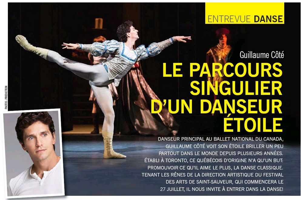 Le parcours singulier de <a href="/guillaume__cote/">Guillaume Cote</a> qui dansera avec d'autres Étoiles les 5- 6 août. Merci Marie-Claude Doyle! bit.ly/2tW9X5z