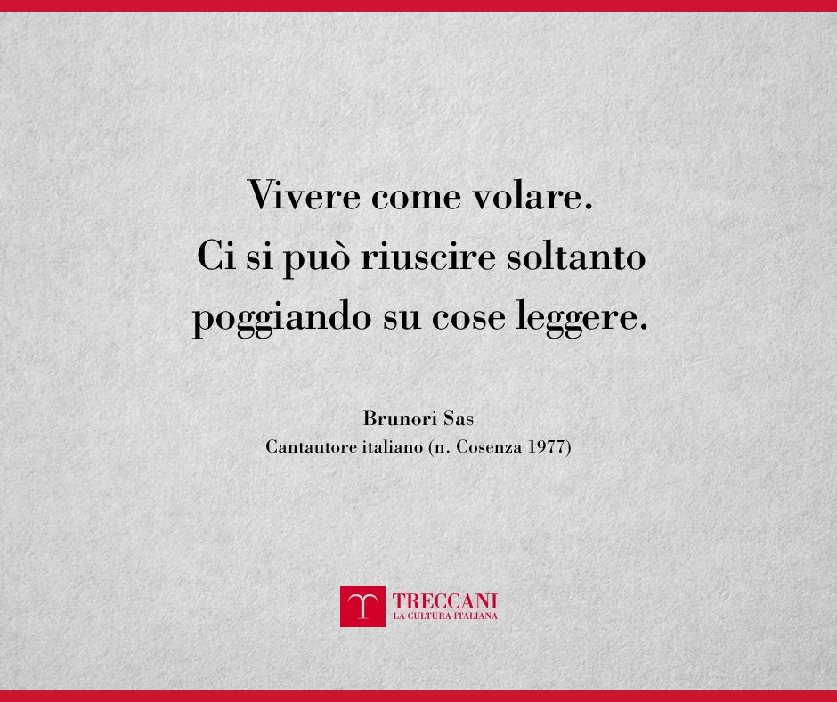 Treccani's tweet photo. #CitazioneDelGiorno Brunori Sas https://t.co/QoraxaBQOd https://t.co/BIId9JjKuP