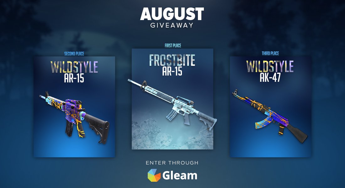 LegendOfCotton's tweet image. 🔥AUGUST GIVEAWAY TIME🔥
Make sure to be following 
@LegendOfCotton and @H1Z1Hunt
RT and Click the link below to enter
bit.ly/2w3daRV