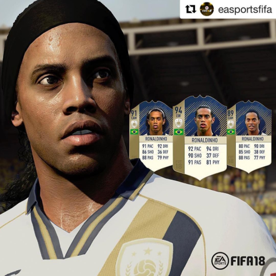 B R Football Brazilian Legend Ronaldinho Is A Fut Icon On Fifa18 You Need That Card With A 94 Rating Easportsfifa B R Football Brazilian Legend Ronaldinho Is A Fut Icon On Fifa18 You Need That Card With A 94 Rating Easportsfifa