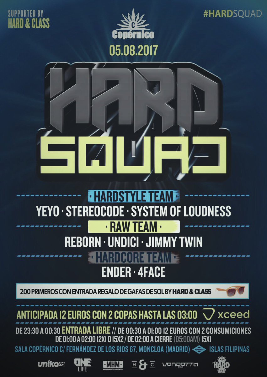 systemofloudnes's tweet photo. Este Sábado se lía! #HardSquad Listas: https://t.co/PDGuHNKGBx https://t.co/Mt0XvK4EJW