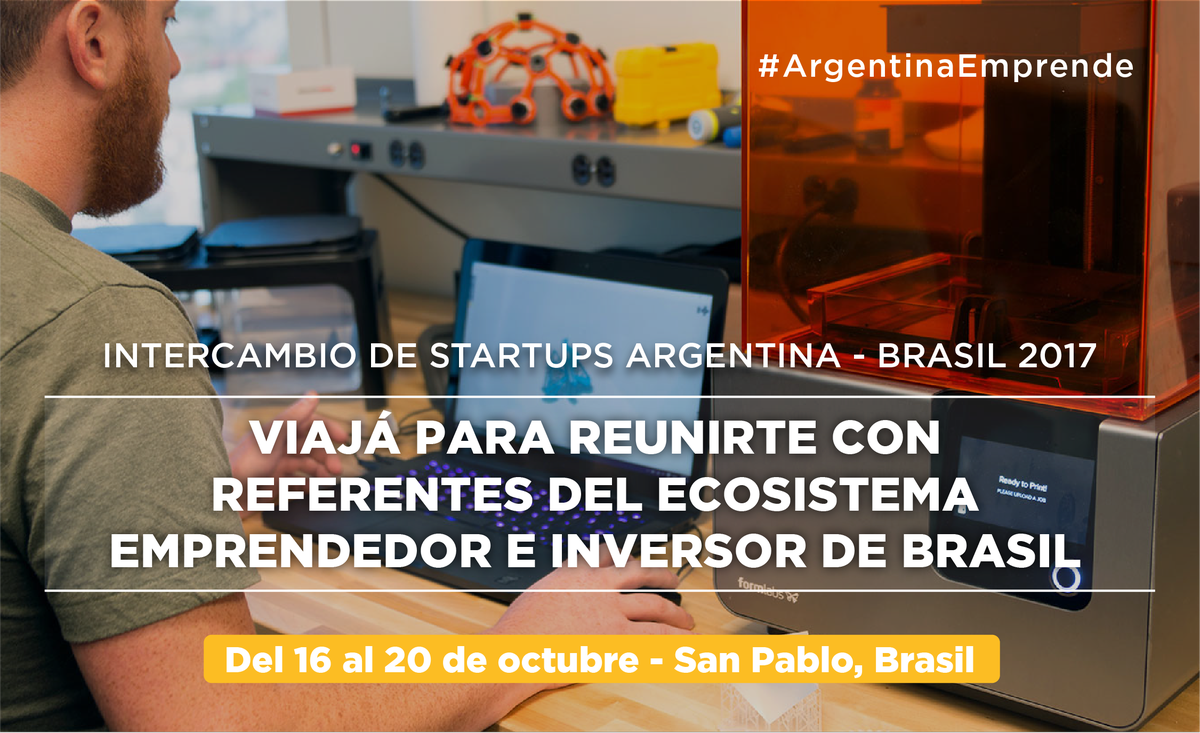 gugamayer's tweet photo. Si tenés un emprendimiento tecnológico, aplicá para capacitarte y conectarte con referentes del ecosistema brasilero https://t.co/FLppVl3Sq4 https://t.co/B3azQ5Sz9h