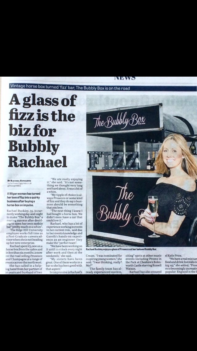 TheBubblyBox23's tweet photo. #Wigan #wiganobserver #fizz #mobile #prosecco #lancashire #proudmoment ๐๐พ๐ฅ๐พ https://t.co/7eOcCNyM5W
