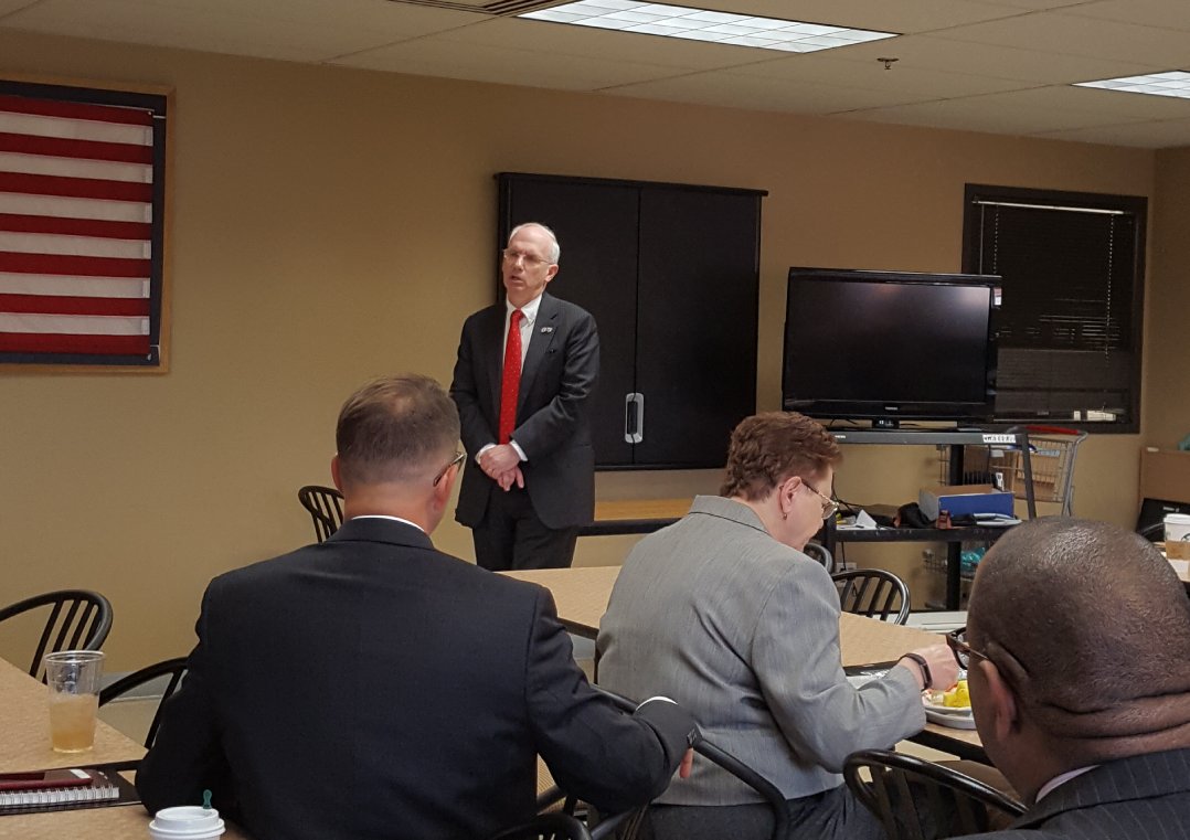 colnechamber's tweet photo. Proud to welcome Dr. Gold from @UNOmaha and @unmc to Columbus! Great conversation at Rotary this noon. #highered #buildingNebraska https://t.co/QKsZrovH91