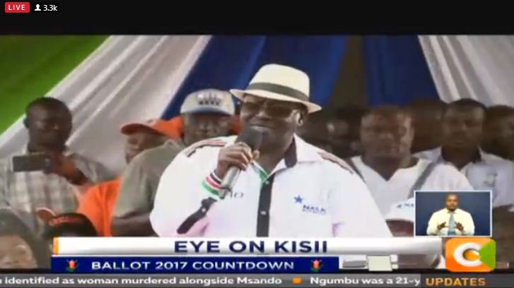 citizentvkenya's tweet photo. NASA campaigns in Kisii County, coalition eyes county’s 546,000 votes #TheBigQuestion @HusseinMohamedg https://t.co/wTuLBaUGdT