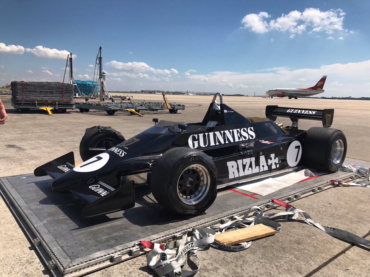 JohnJCampion's tweet photo. The newest addition to #cjjcollection. Driven by Irish Racing Ace @DerekDaly500 &amp; powered by legendary Ford @cosworth DFV 2993 cc v8 engine🏁 https://t.co/y5371vwdKq