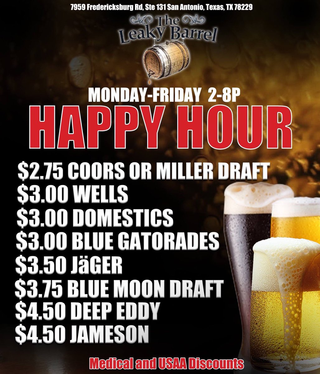 Join us for happy hour!