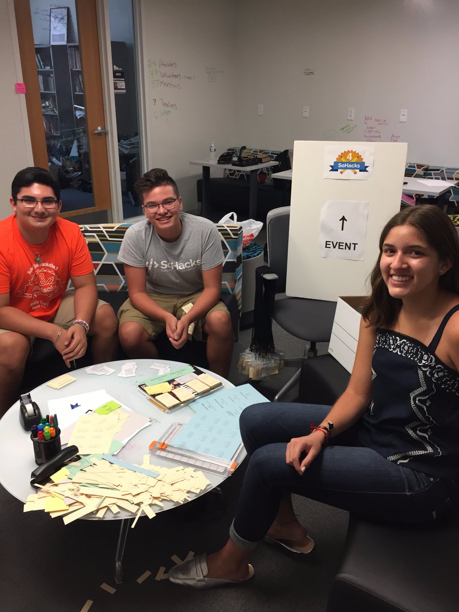 SoHacks's tweet image. Working hard for SoHacks only 3 days to go! #sohacks