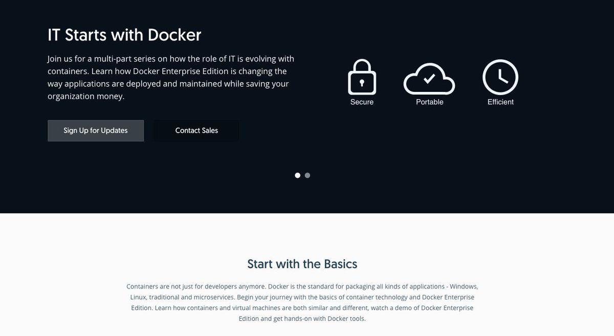 Docker's tweet image. Hey #ITPros! Build your technical knowledge with #Docker's NEW multi-part digital learning series. Get started here: dockr.ly/2hkn9Pv